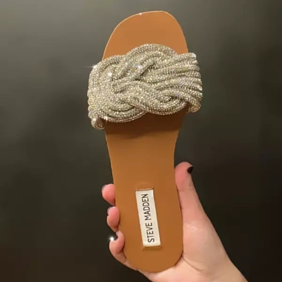 Steve Madden Adore Rhinestone Sandal - Picture 7 of 7